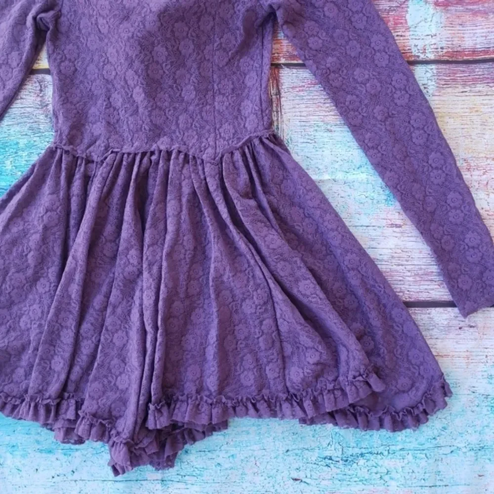 Free People Look Both Ways Sheer Lace Slip Dress - Picture 6 of 6